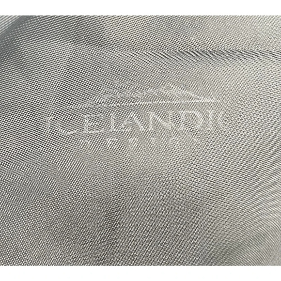 Icelandic Designs Sweater Floral Women Size Large Red Wool Blend Cardigan Lined - Picture 15 of 16